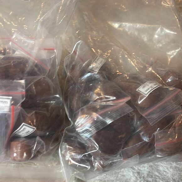 Sawo wood carved fish scales gages plugs multiple sizes available NEW - Picture 3 of 8